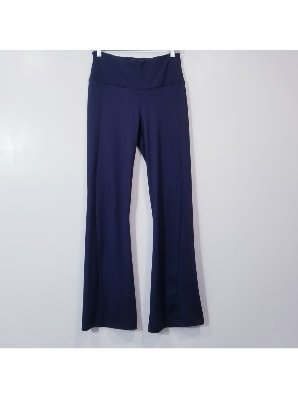 Betabrand Navy Blue Midrise Bootcut Pull On Yoga Pants